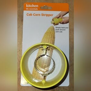 Easy corn stripping, peeling tool